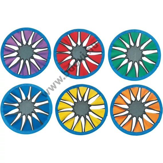 6 db Color Twist frizbi szett