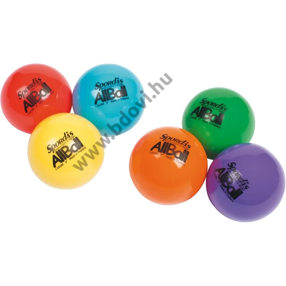 6 db színes All Ball 10,2 cm