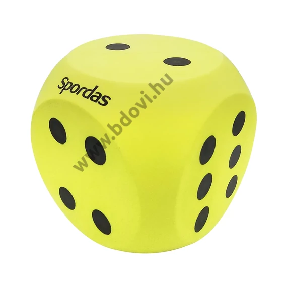 Óriás neon hab dobókocka – sárga