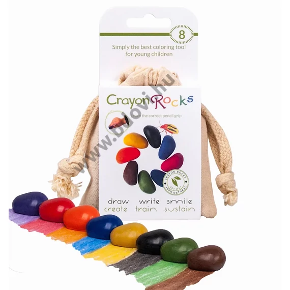 8 színű Crayon Rocks tasak