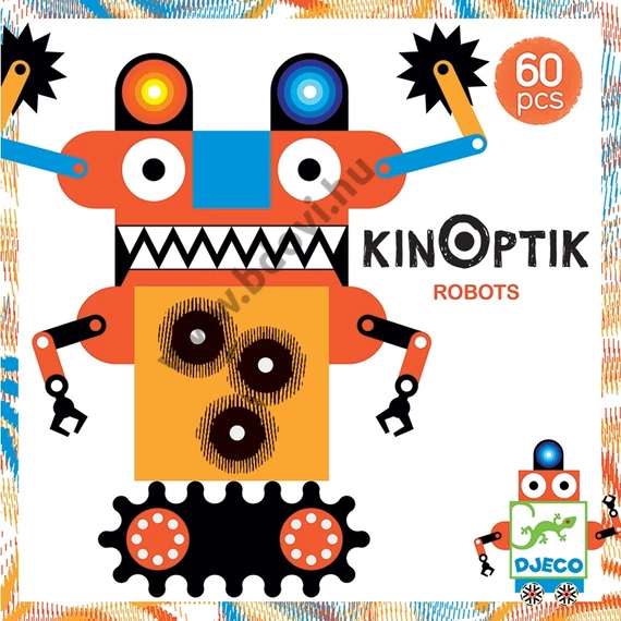 Optikai puzzle - Robotok, 60 db-os - Kinoptik Robots