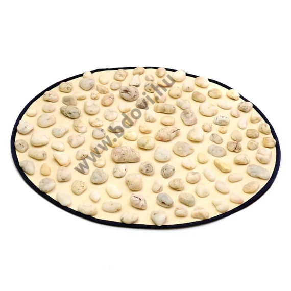 Természetes kavics masszázs szőnyeg 44 cm átmérő
