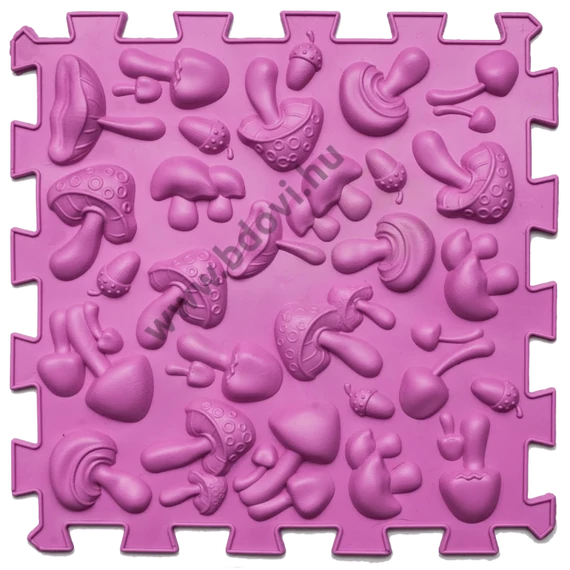 Puzzle Mix Gomba 1 elemből álló ortopédiai masszázs szőnyeg