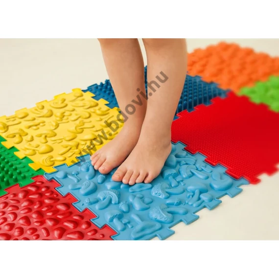 Puzzle Mix 8 elemből álló ortopédiai masszázs szőnyeg