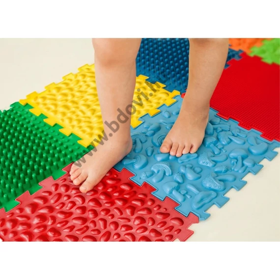 Puzzle Mix 10 elemből álló ortopédiai masszázs szőnyeg
