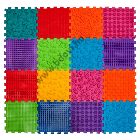 Mega Mix 16 elemből álló puzzle ortopédiai masszázs szőnyeg