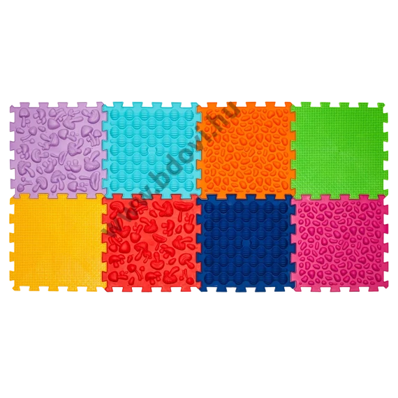 Mix Puzzle 8 elemből álló masszázs szőnyeg PUHA