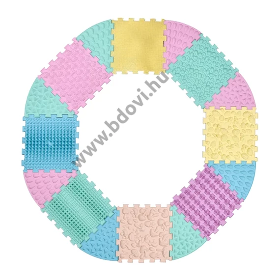 Masszázsmatrac Ortek Mix Puzzle 8 részes + 8 szektoros PASZTELL