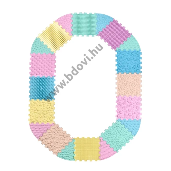 Masszázsmatrac Ortek Mega Mix Puzzle 12 részes + 8 szektoros PASZTELL