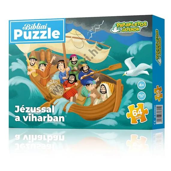 Jézussal a viharban - puzzle