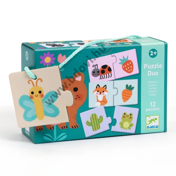 Párosító puzzle - Színpárosító, 24 db-os - Colours