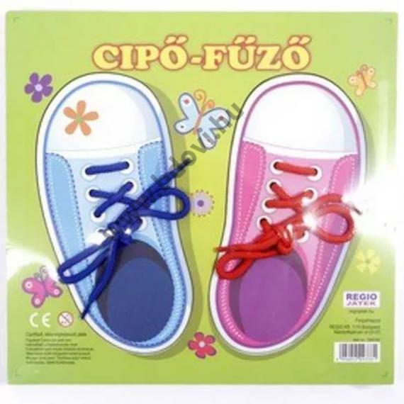 Cipő-fűző fajáték