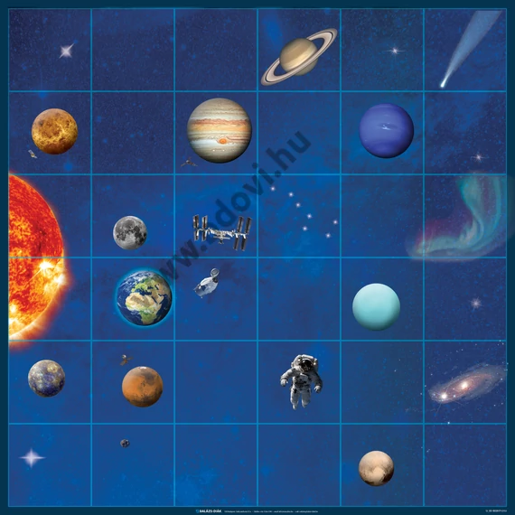 Padlórobot gyakorlópálya - Solar System