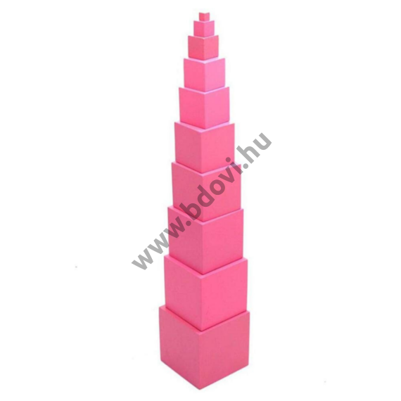 Montessori Rózsaszín torony