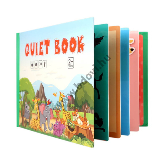 Montessori csendeskönyv gyerekeknek - állatok