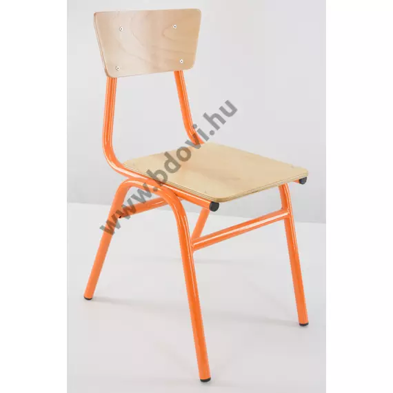 Csővázas óvodai szék - narancs vázzal