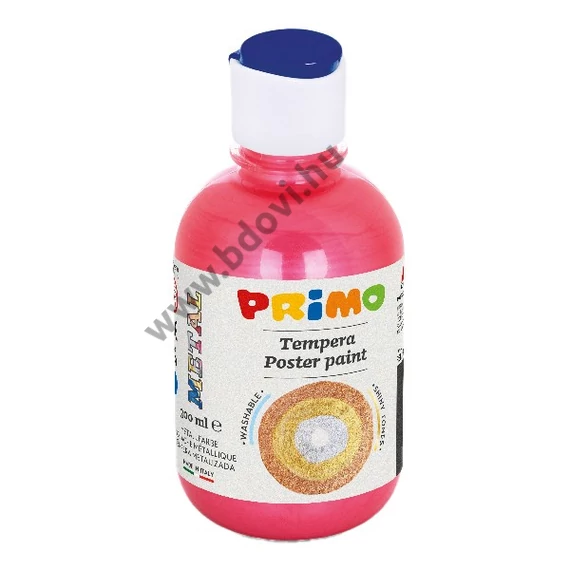 Tempera PRIMO 300 ml metál piros