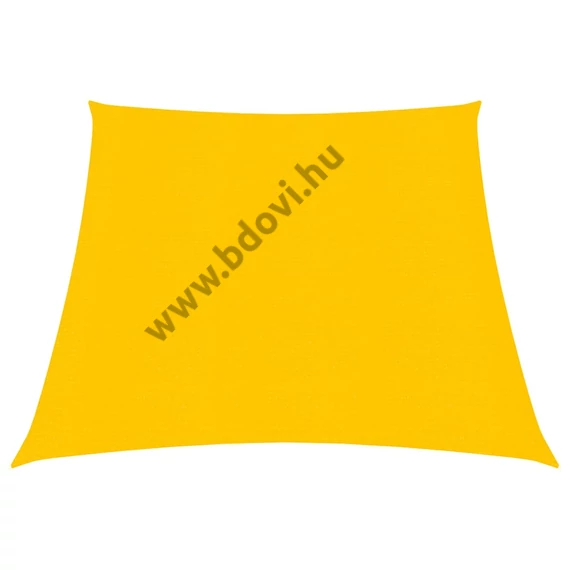  Sárga HDPE napvitorla 160 g/m2 3/4 x 3 m