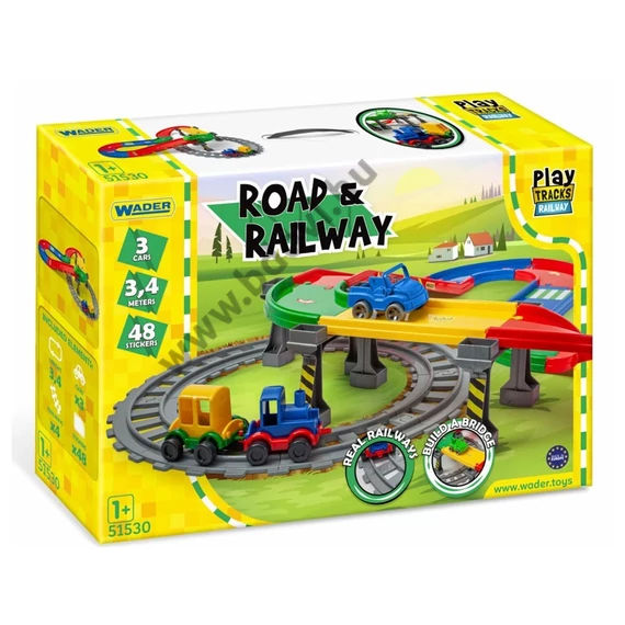 Play Tracks Vasút és autópálya szett