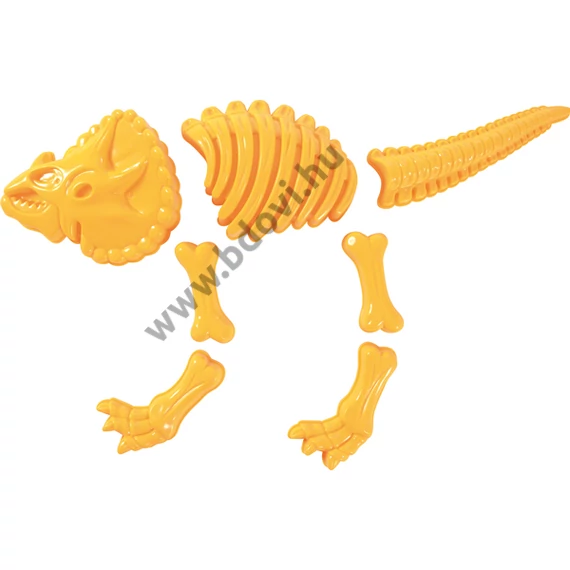Homokozó forma Triceratops sárga