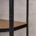 Kép 3/3 - Sarok salgó polc, 5 szintes 180x70x30-30cm, fekete