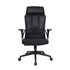Kép 1/3 - Irodai szék, forgószék hálós, fekete (FX-1022 BLACK)