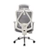 Kép 3/3 - Ergonomikus irodai szék, forgószék, hálós szürke (M-18 GREY)