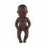 Kép 2/2 - Baba, 32 cm, ruha nélkül, afrikai lány