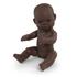 Kép 1/2 - Baba, 32 cm, ruha nélkül, afrikai lány