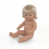 Kép 1/2 - Hajas baba, 38 cm, ruha nélkül, európai lány