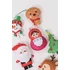Kép 4/5 - Kreatív barkácsfilc díszek karácsonyra, 5 varrható figura kb. 150 mm magas