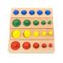 Kép 2/3 - Montessori hasábocskák fogókkal (4 színes mini készlet)
