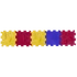 Kép 4/7 - Ortek 32 elemből álló Matematika Puzzle masszázs szőnyeg