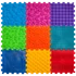 Kép 1/10 - Puzzle Mix 9 elemből álló ortopédiai masszázs szőnyeg