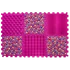Kép 1/5 - 6 elemből álló Puzzle masszázs szőnyeg Rózsaszín kavics
