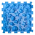 Kép 2/5 - 6 elemből álló Puzzle masszázs szőnyeg Kék kavics