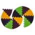 Kép 4/10 - Masszázs szőnyeg Puzzle Háromszög kígyó