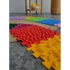 Kép 3/10 - Dinoszauruszok Puzzle 10 elemből álló masszázs szőnyeg + 6 Háromszögű puzzle elem