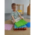 Kép 4/10 - Dinoszauruszok Puzzle 10 elemből álló masszázs szőnyeg + 6 Háromszögű puzzle elem