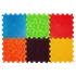 Kép 4/16 - Puzzle 6 elemből álló masszázs szőnyeg + 6 Háromszögű puzzle elem