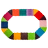 Kép 3/20 - Puzzle 12 elemből álló masszázs szőnyeg + 8 Háromszögű puzzle elem