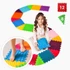 Kép 1/20 - Puzzle 12 elemből álló masszázs szőnyeg + 8 Háromszögű puzzle elem