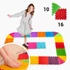 Kép 1/20 - Puzzle 16 elemből álló masszázs szőnyeg + 10 Háromszögű puzzle elem